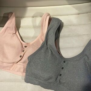 2 lucky brand bras 
Size large